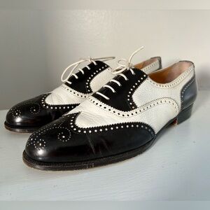 Vintage Cole Haan Wingtip Spectator Oxford Dress Shoes Size 8.5D